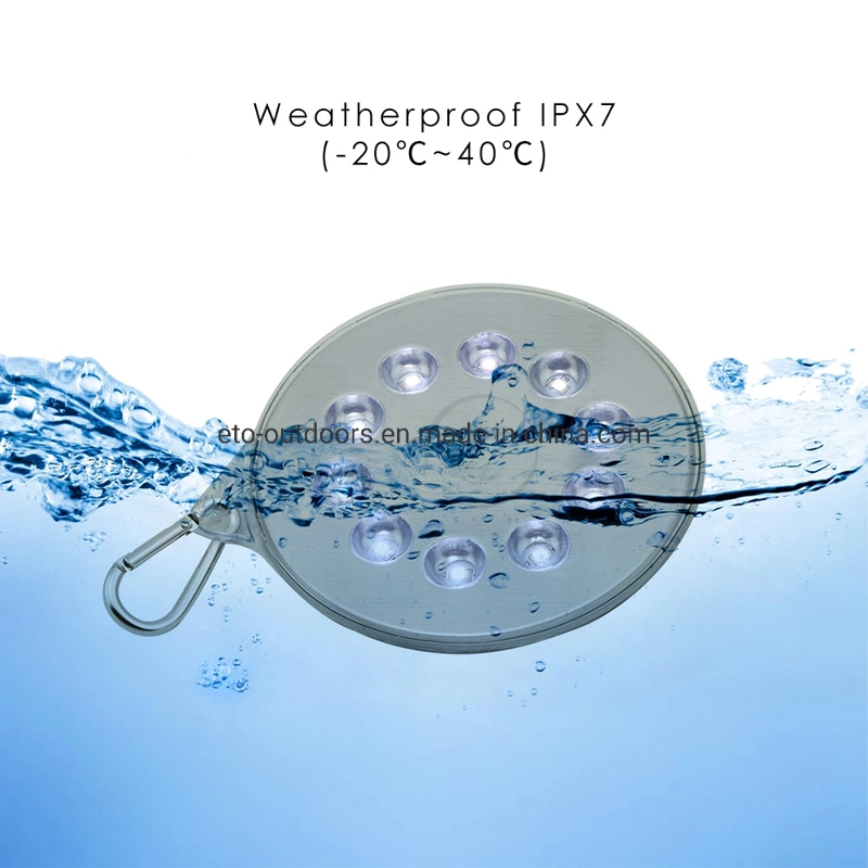 Ipx7 Waterproof Solar USB Powered Magnetic LED Light Work Light Emergency Light