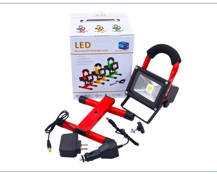 Potable LED Emergency Light Work Light 50W Rechargeable Flood Light
