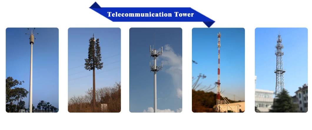 Galvanized Self Supporting 15m Mobile Mast Tower Antenna Tower Mast for Sale