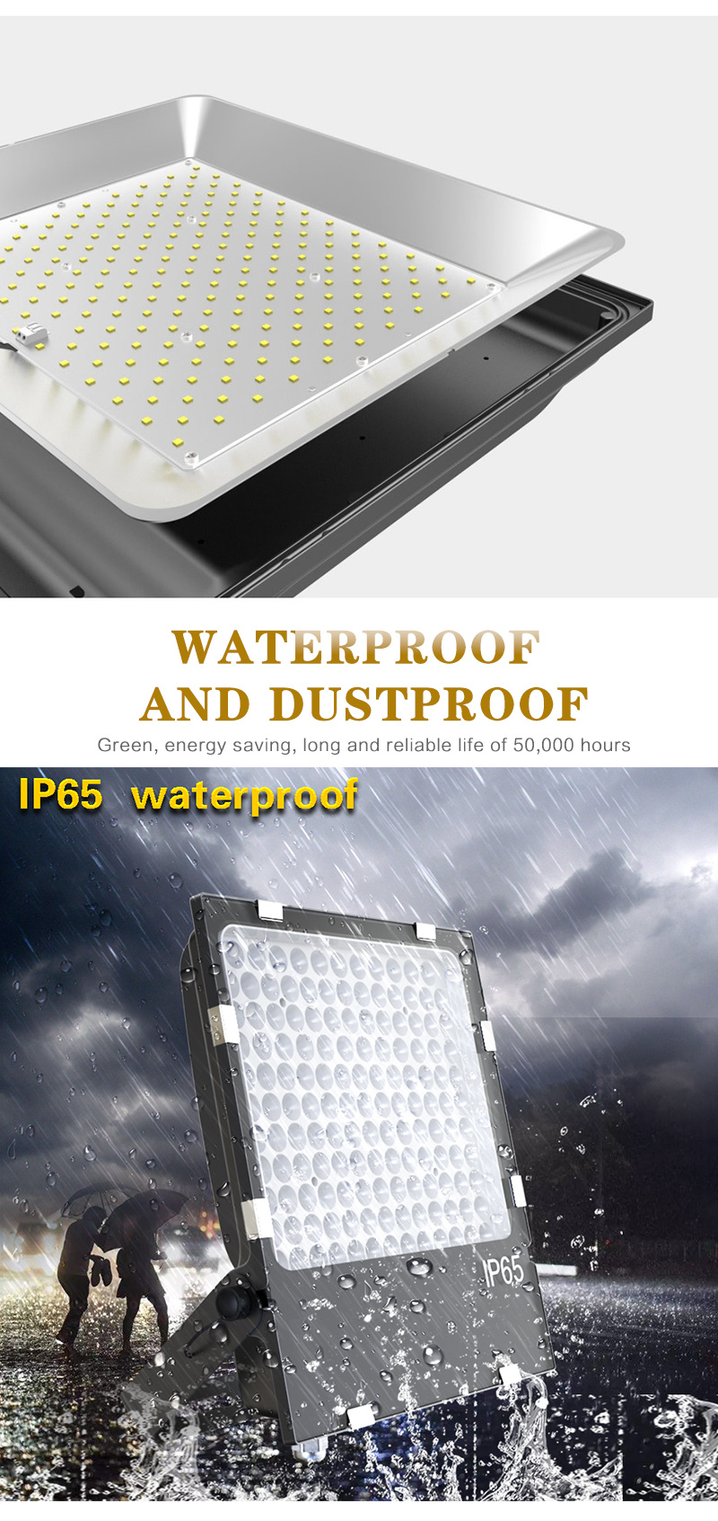 450W Outdoor Flood Light Fixtures Exterior Wireless Flood Lights