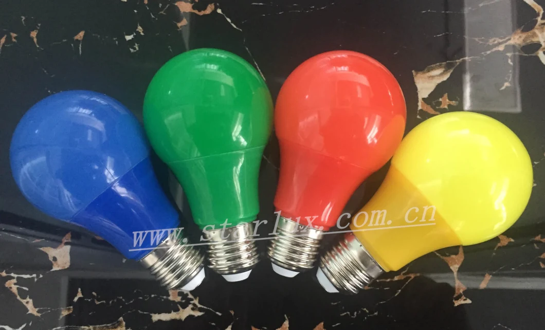 LED Light Bulb Lamp A60 Colored LED Light Lamp