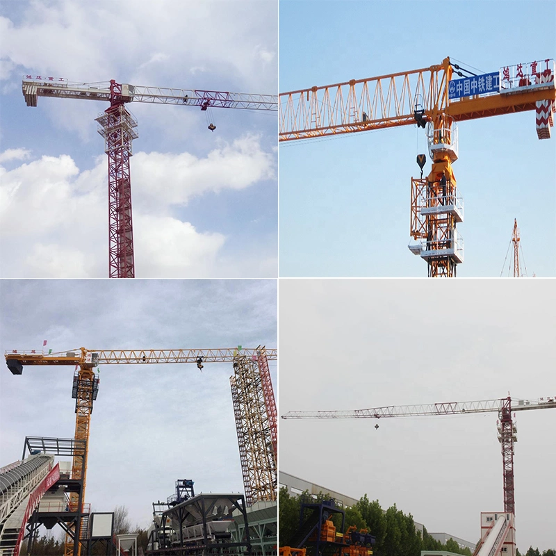 Reliable Hongdaqtp125 Industrial Flat-Head Tower Crane