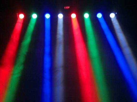 8X10W Beam LED Moving Head Light RGBW 4in1 Night Club Bar Light