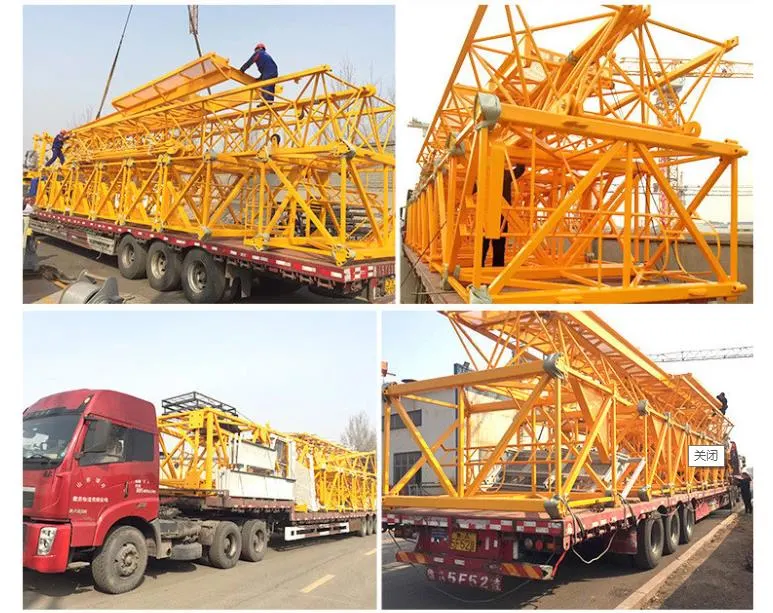 Perfect Performance Reliable 8-Ton Luffing Jib Tower Crane