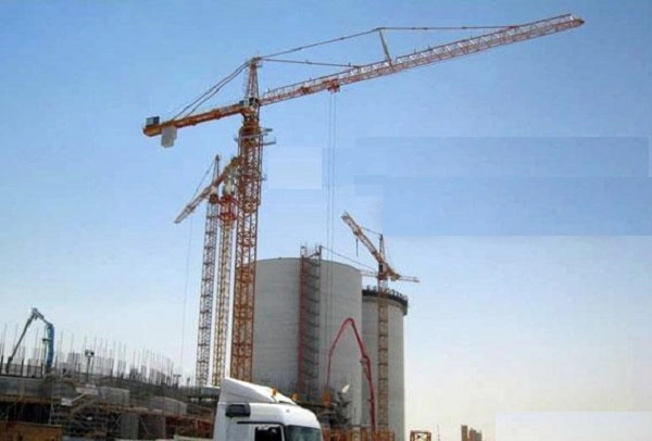Large Flat Head Tower Crane for Construction