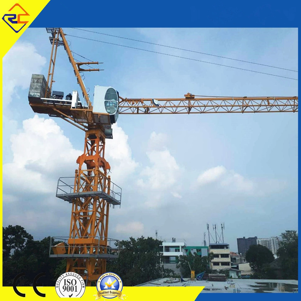 20 T Max Load Large Tower Crane with 70m Boom Length for Building Construction Site