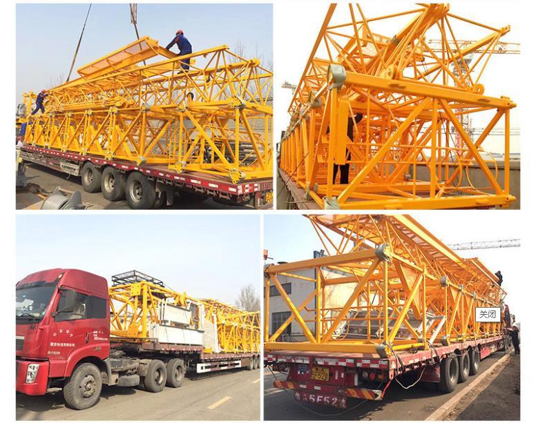 Professional Reliable 8-Ton Luffing Jib Tower Crane