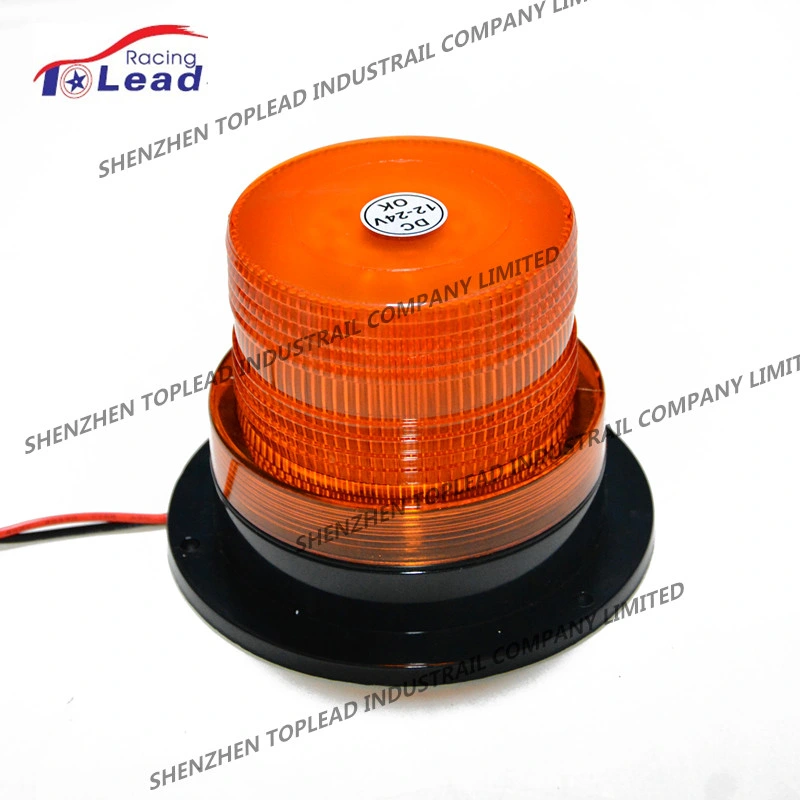 Amber LED Warning Light, Forklift Rotating LED Beacon, Strobe Emergency Safety Lamp