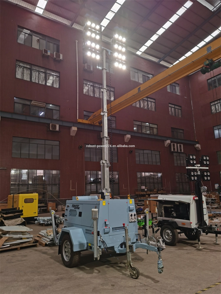 Factory Euro Trailer 250, 000lm LED Flood Light Tower