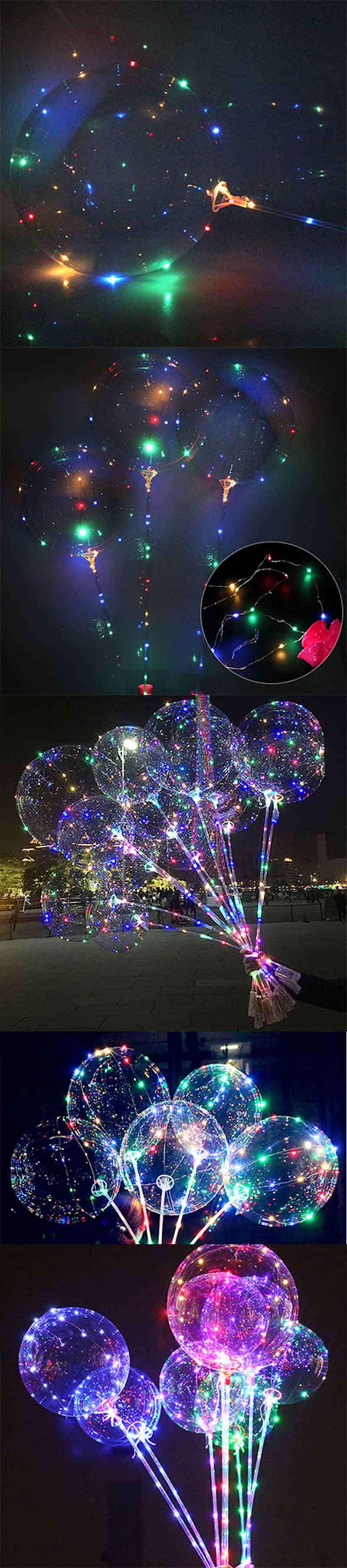 Bobo balloon 24 Inches LED Balloon with String Light