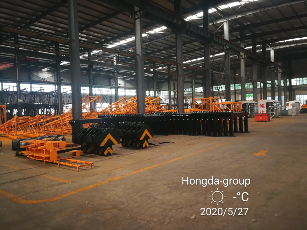 Professional Wholesale Reliable 8-Ton Luffing Jib Tower Crane
