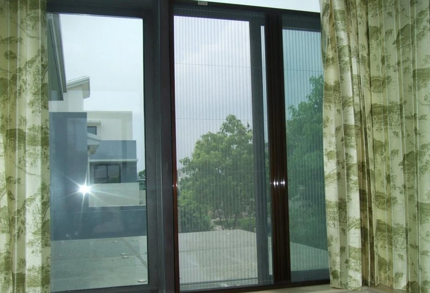 Black Gray Powder Coated Stainless Steel Security Window Screen