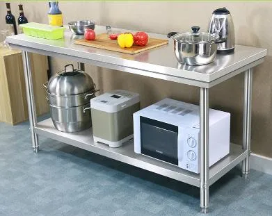 Commercial Kitchen Equipment 304 Stainless Steel Kitchen Work Table Kitchen Storage Cabinet