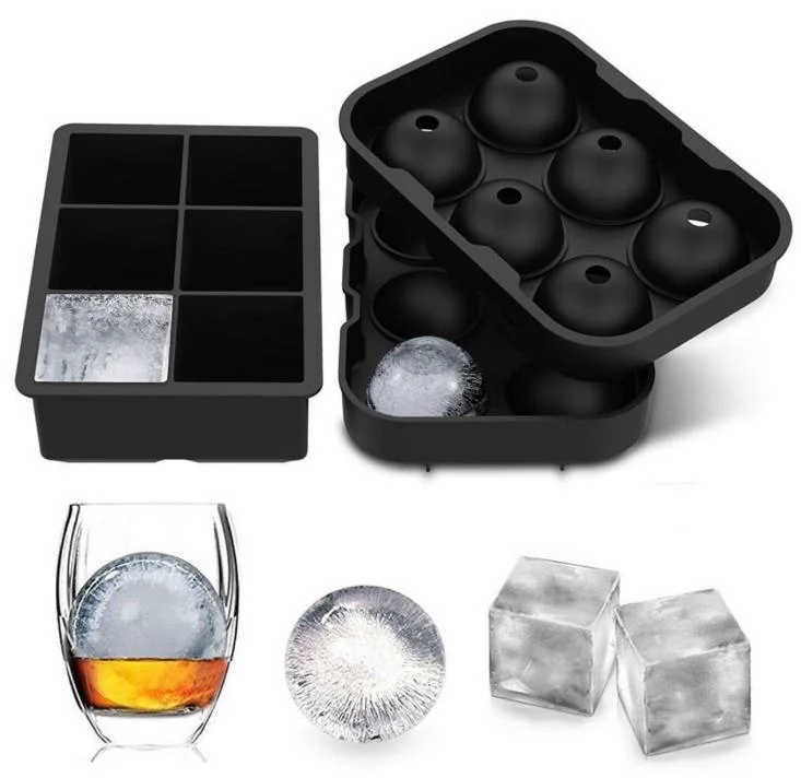24 Hole New Silica Gel Ice Lattice Homemade Square Ice Box Ice Mold Kitchen Gadget