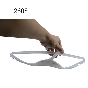 Luxury White Plastic Shirts Hanger Blouse Hangers Anti-Slip Hanger