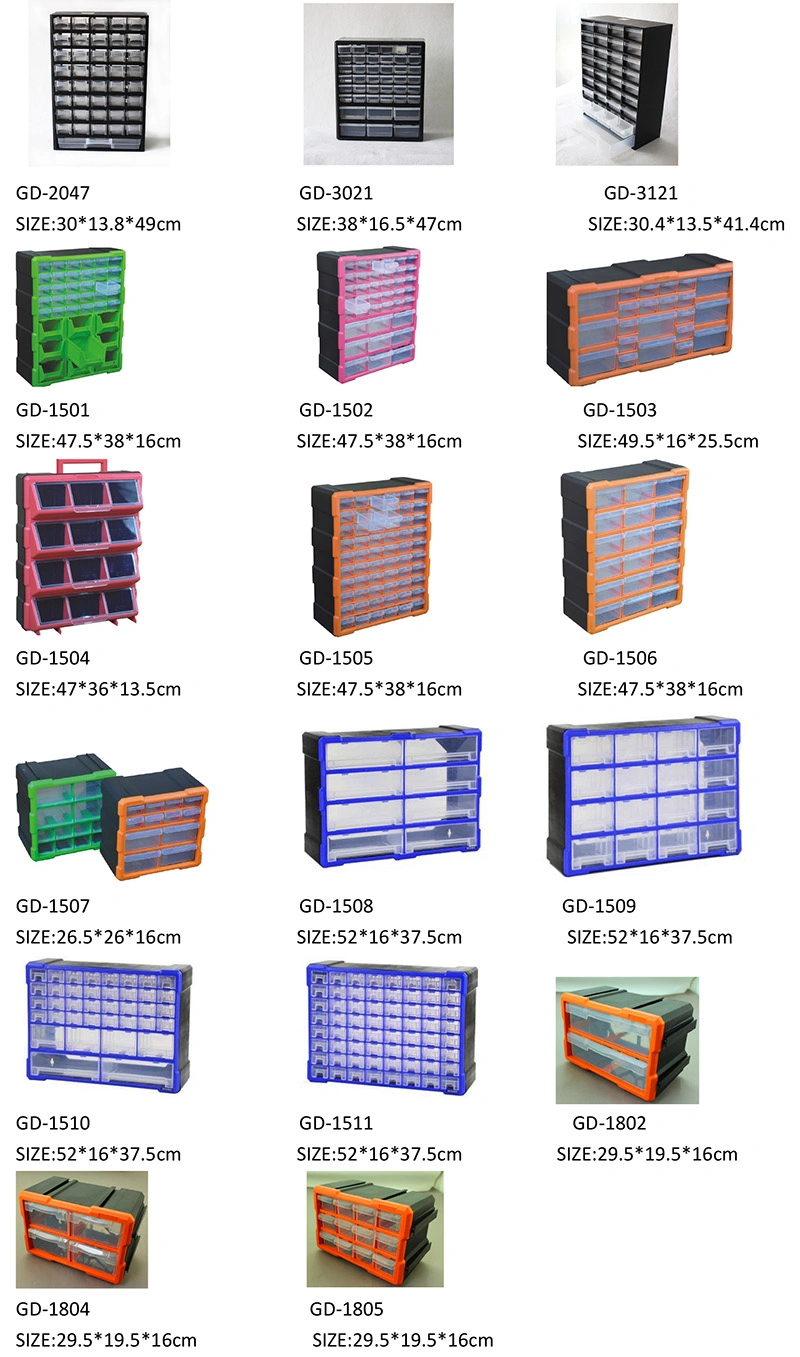 38 Drawer Cabinet, Storage & Hardware Parts Organizer Tool Case