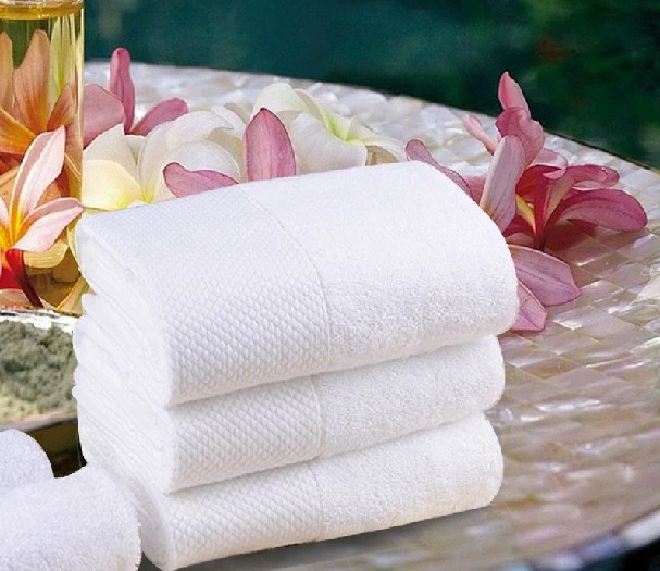 Bath Towel Set 100% Cotton White Hotel Hand Towel Face Towel