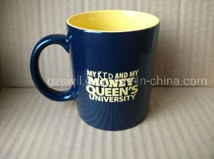 Fashion White Ceramic Travel Mug/Coffee Mug/Soup Mug/Wholesale Porcelain Mug
