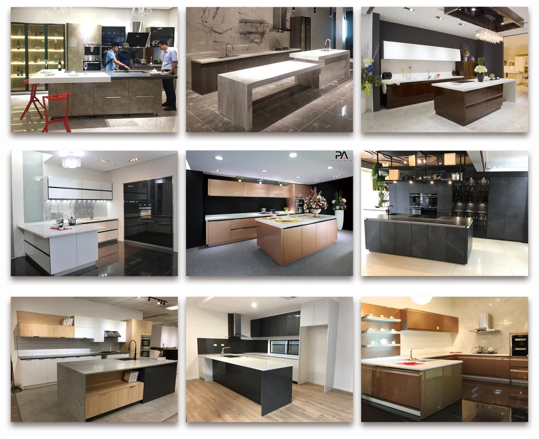 Home Improvement Wooden Modular Modern Furniture Italian Kitchen Cabinet Pantry Cupboards