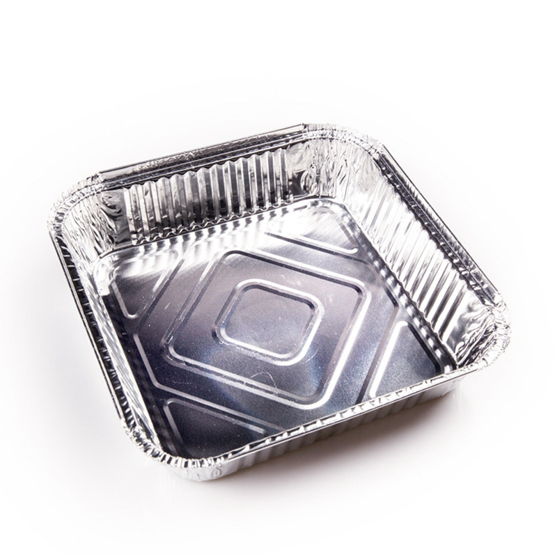 Round Cake Pan Tray Food Packing Aluminum Round Baking Tray Aluminum Foil Disposable Takeaway Aluminum