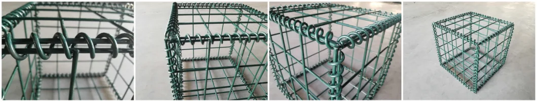 PVC Coated Wire Mesh Welded Basket Retaining Wall Gabion with Factory Prices
