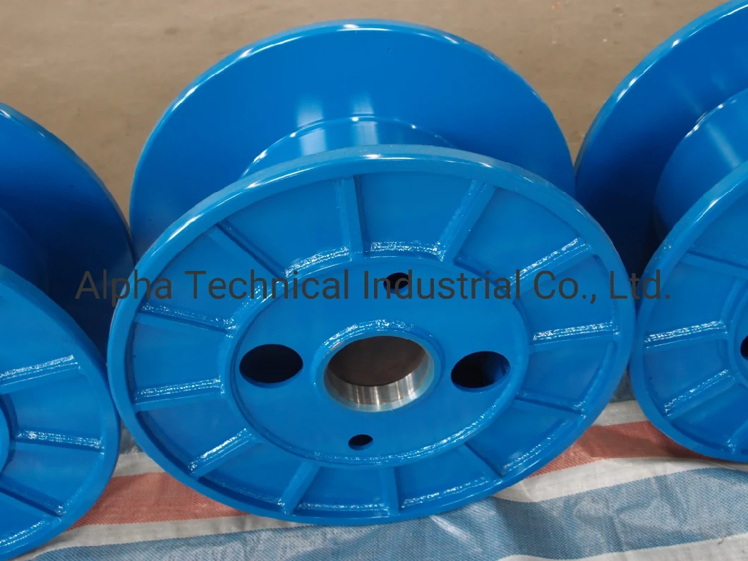 Large Loading Power Cable Storage Reel, Corrugated Type Empty Wire Spools/