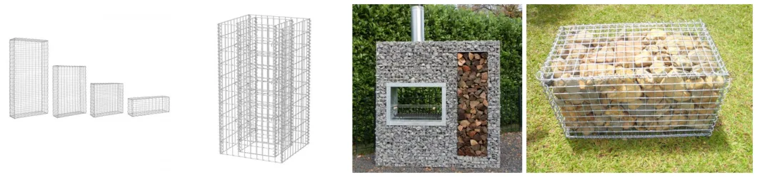 PVC Coated Wire Mesh Welded Basket Retaining Wall Gabion with Factory Prices