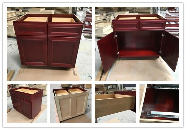 Bisini Luxury Furniture Solid Wood Kitchen Island Storage Cabinets Factory-Direct