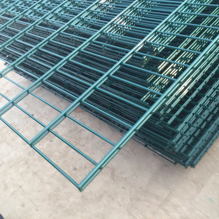 Double Wire Powder Coated 868, 656, 545mm Galvanized Welded Twin Wire Fence