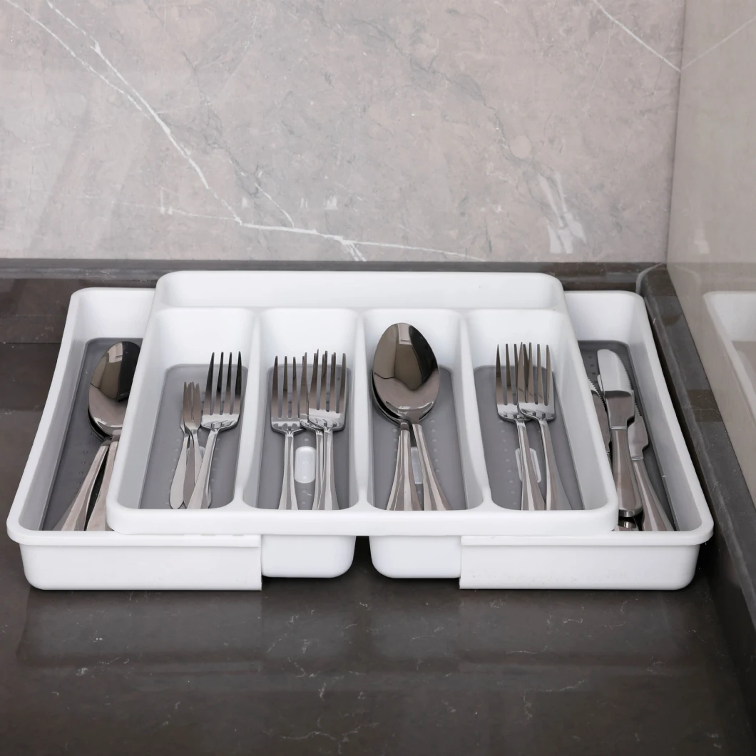 Expandable Kitchen Organizer Cutlery Drawer Trays