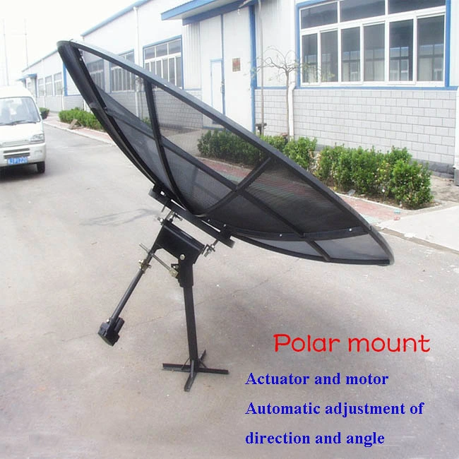 2019 Big Sale Large Size Aluminium Mesh Polar Dish Antenna for Doing Research