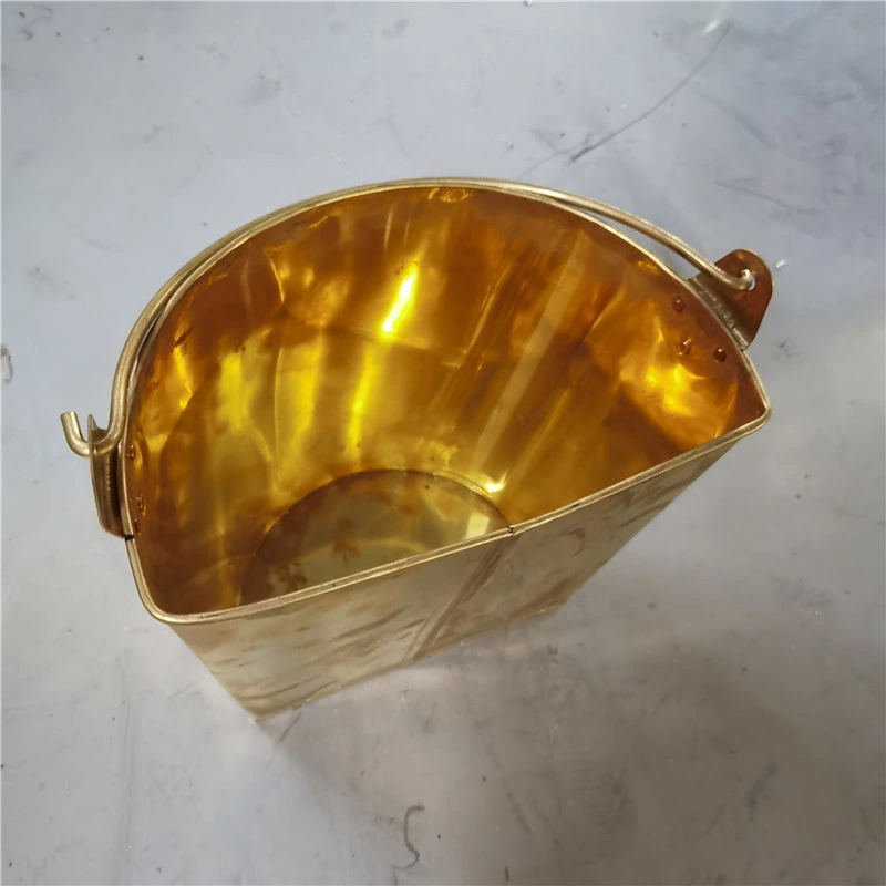 Round Half Copper Bucket, Non Sparking Copper Alloy Drum Made in China