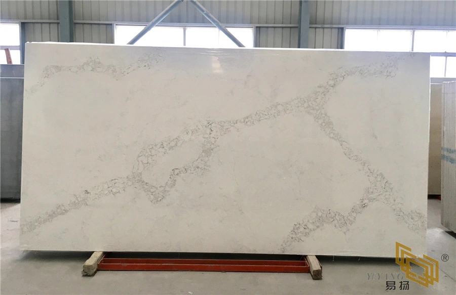 Calacatta White Quartz Stone for Slab/Counter Top/Table/Kitchen/Bathroom/Vanity Top