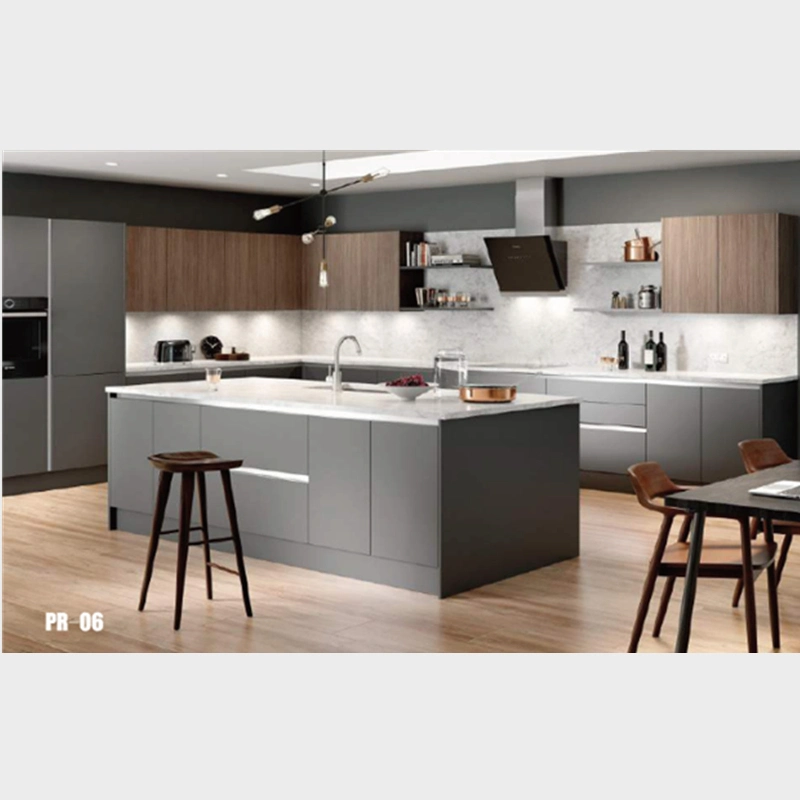 Melamine Finish Modular Modern Kitchen Designs Kitchen Cabinets