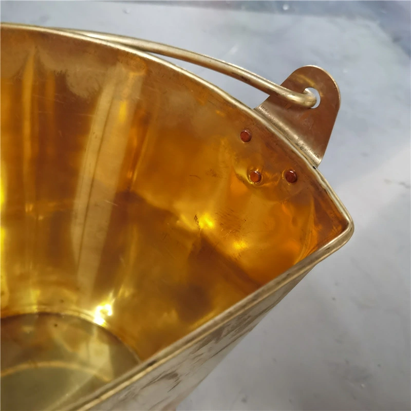 Round Half Copper Bucket, Non Sparking Copper Alloy Drum Made in China