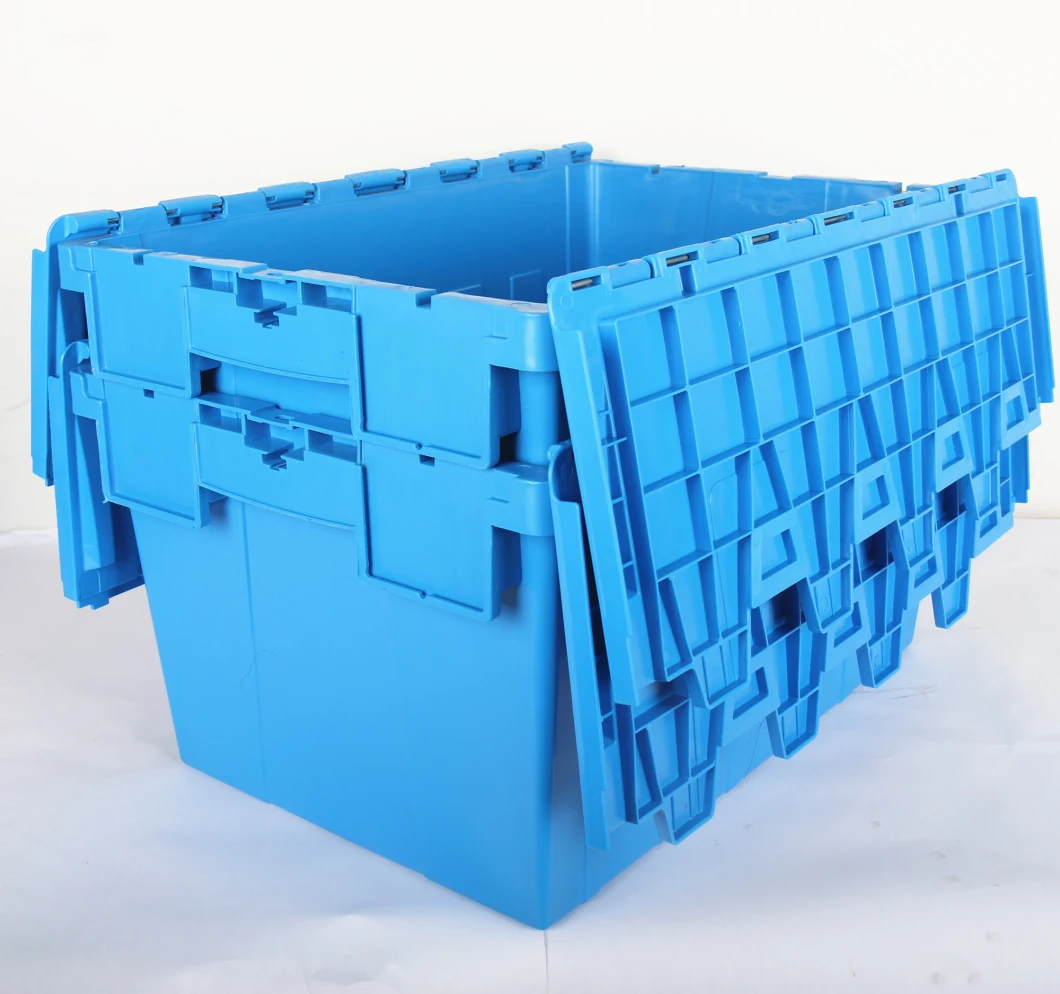 Stackable and Nesting Heavy Duty Plastic Large Box for Storage