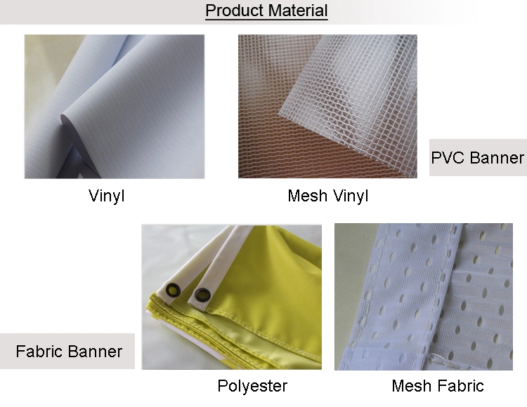 30oz PVC Flex Outdoor Advertising Vinyl Banner/Waterproof UV Resistant Hanging PVC Vinyl Banner