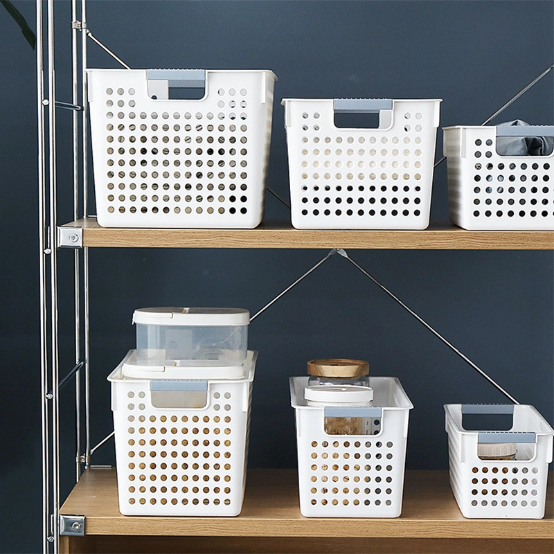 Japanese Rectangular Storage Cabinet, Tidy and Wash Storage Basket, Bath Plastic Storage Basket
