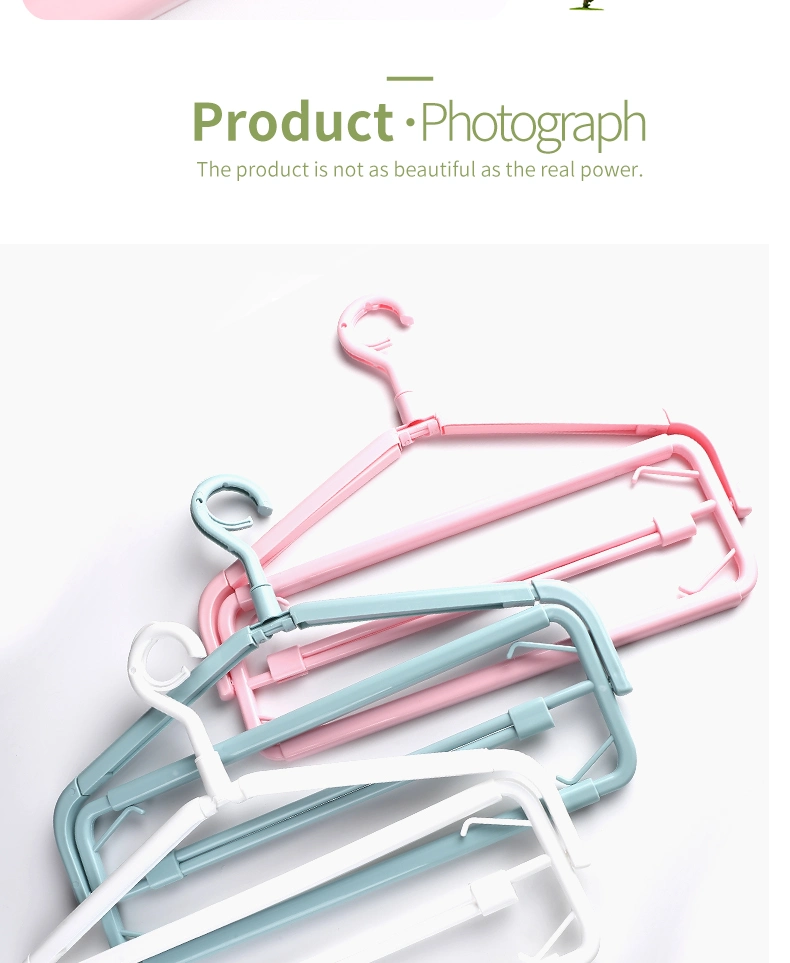 Retractable Plastic Foldable Clothes Hanger or Towel Rack