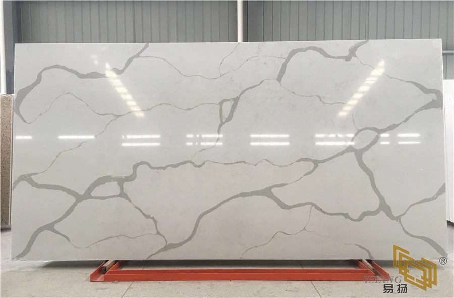 Calacatta White Quartz Stone for Slab/Counter Top/Table/Kitchen/Bathroom/Vanity Top