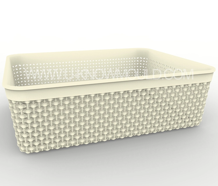 Plastic Household Storage Basket Injection Mould Plastic Basket Mold