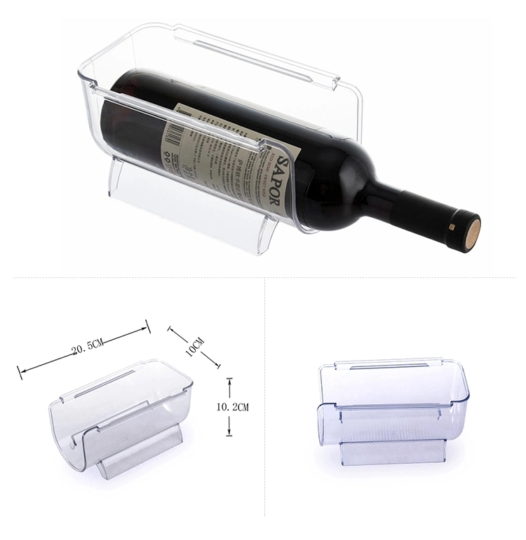 Free-Standing Wine Rack Storage Organizer Bottle Holder for Kitchen Countertops