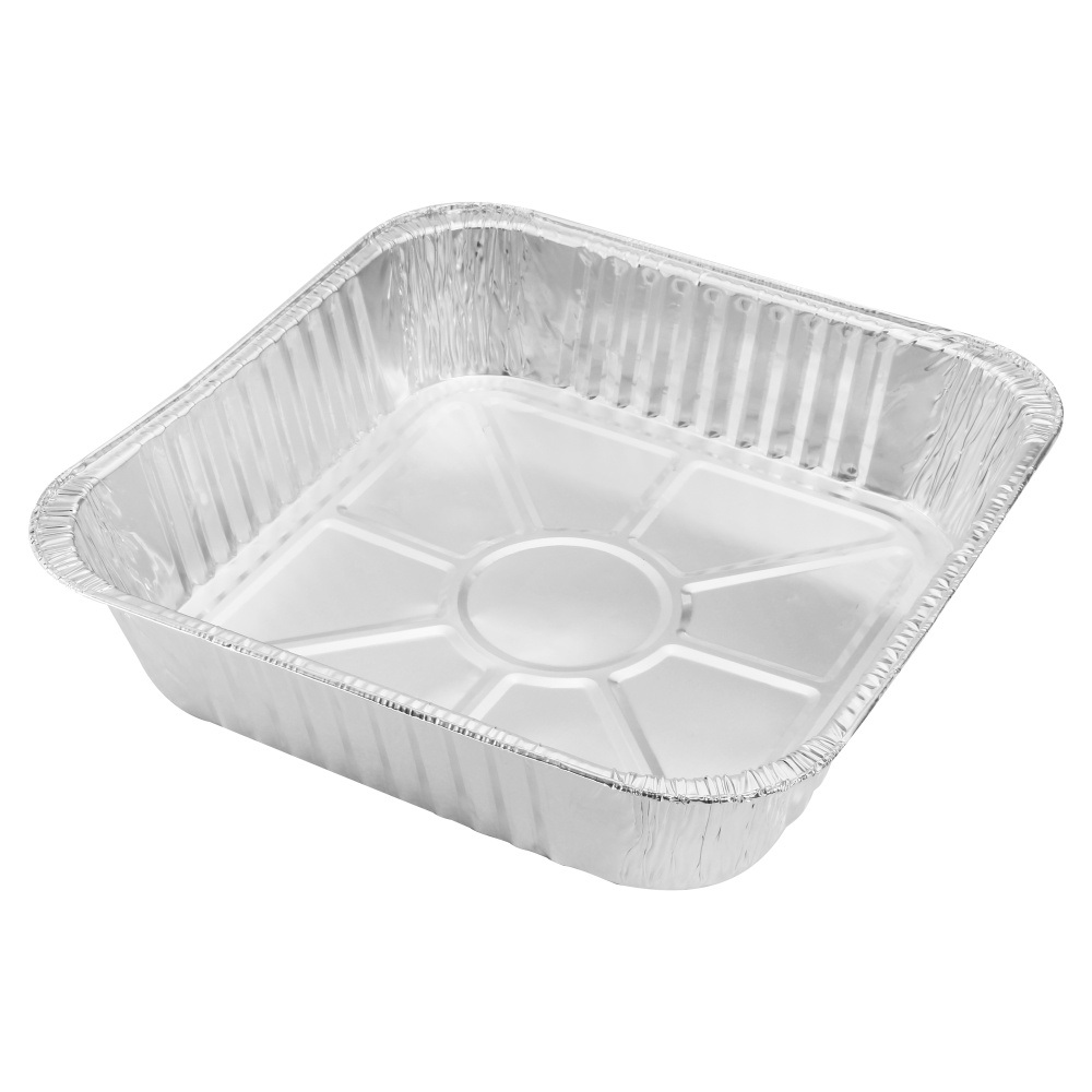 Round Cake Pan Tray Food Packing Aluminum Round Baking Tray Aluminum Foil Disposable Takeaway Aluminum