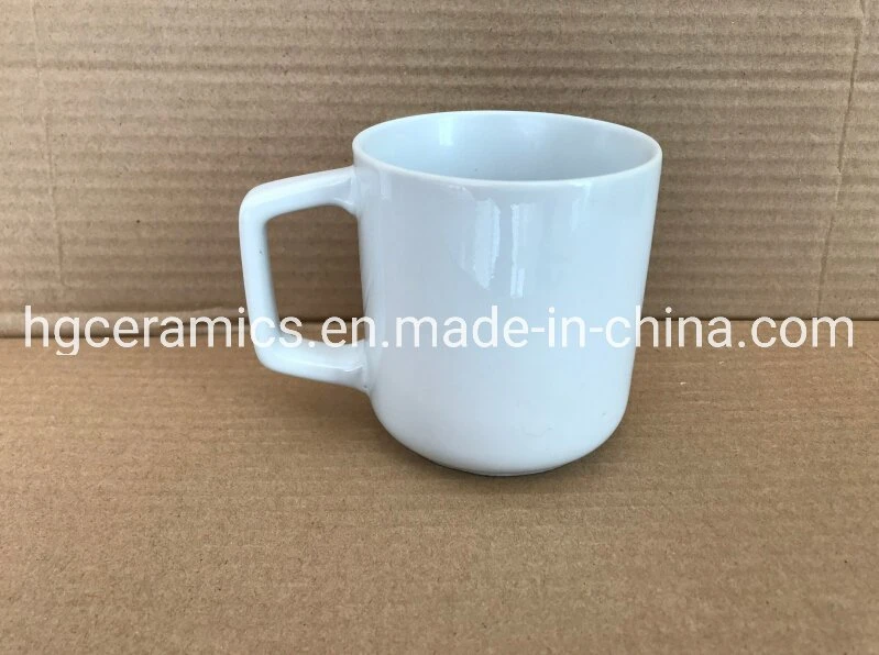 10oz Sublimation White Mug, New Shape Sublimation White Mug, High Quality Sublimation White Mug