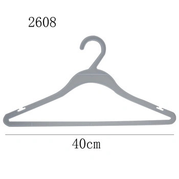 Luxury White Plastic Shirts Hanger Blouse Hangers Anti-Slip Hanger