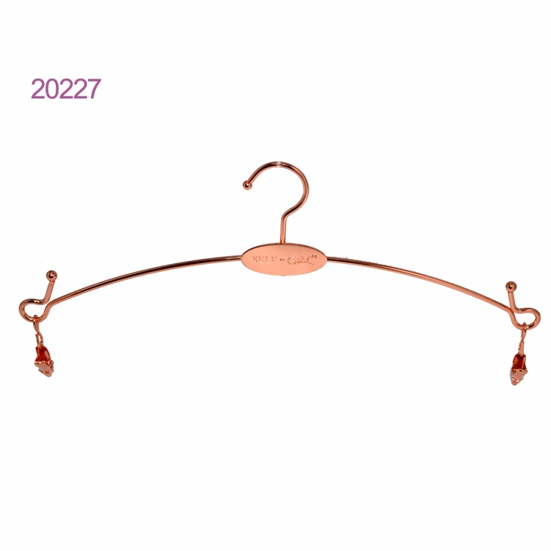 Lingerie Gold Rose Underwear Bra Elegant Stainless Steel Metal Wire Clip Hanger