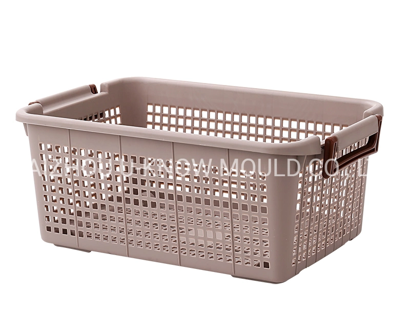 Plastic Stackable Basket Injection Mold with Handle Storage Basket Mould