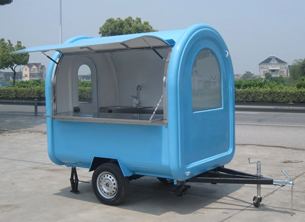 Towable Kitchen Mobile Pizza Food Trailer Street Snack Pizza Food Truck Food Cart with Snack Machine
