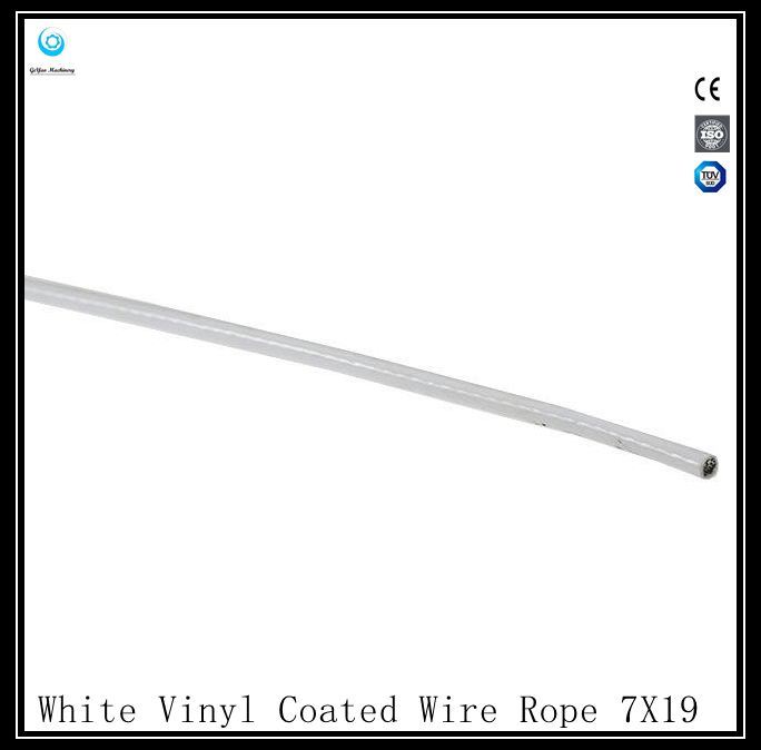 7X19 White Vinyl Coated Wire Rope