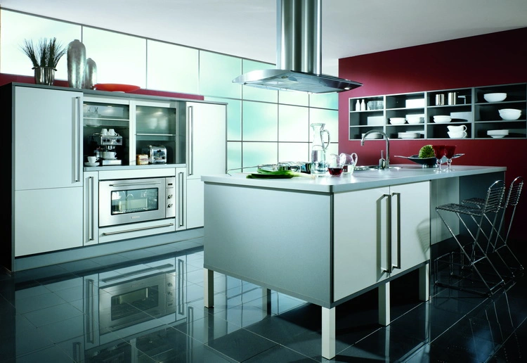 Factory Price Modern Glossy Kitchen Cupboard Cabinet Wooden Kitchen Designs